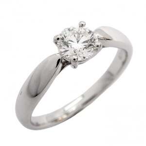 Tiffany & Co. Harmony Ring, 1PD (One Diamond), Pt950 Platinum, 0.47ct Diamond...
